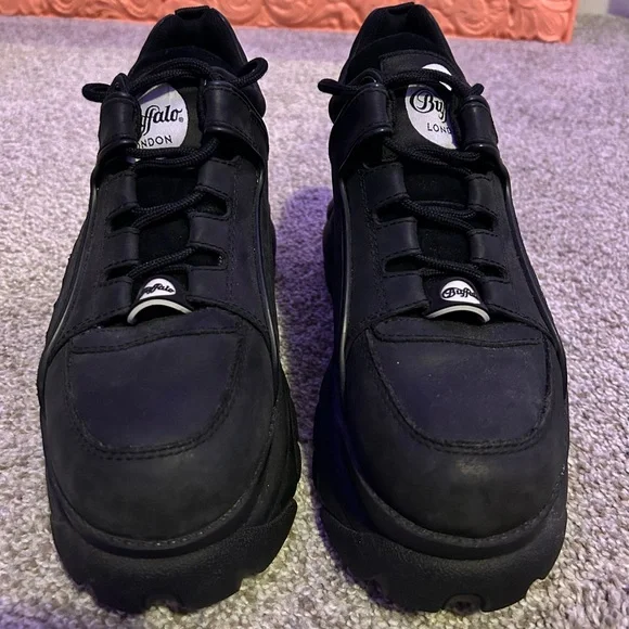 Buffalo London Black Sneakers - Picture 3 of 7